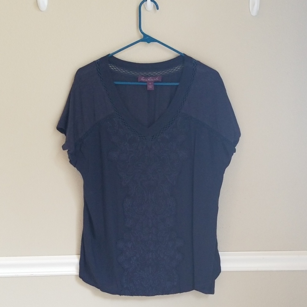 Blue XL Blouse